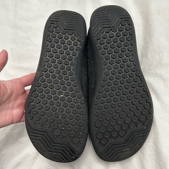 Whitin Men's Wide Minimalist Canvas Barefoot Slip-on Loafers Size 9 Black - Picture 4 of 5